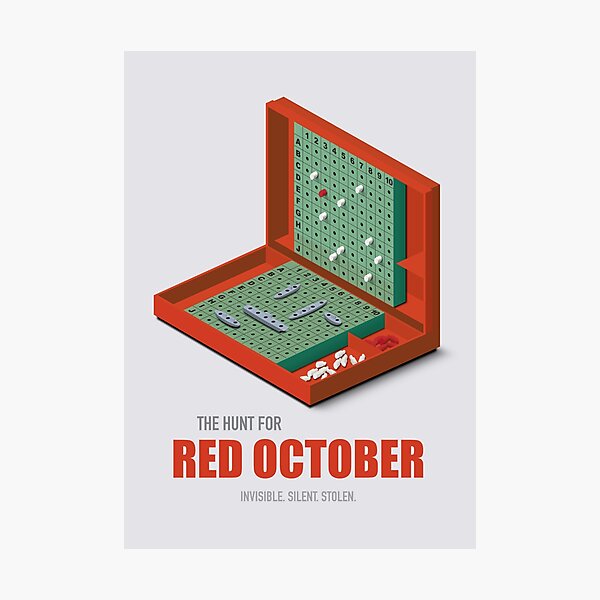 The Hunt for Red October - Alternative Movie Poster Photographic Print