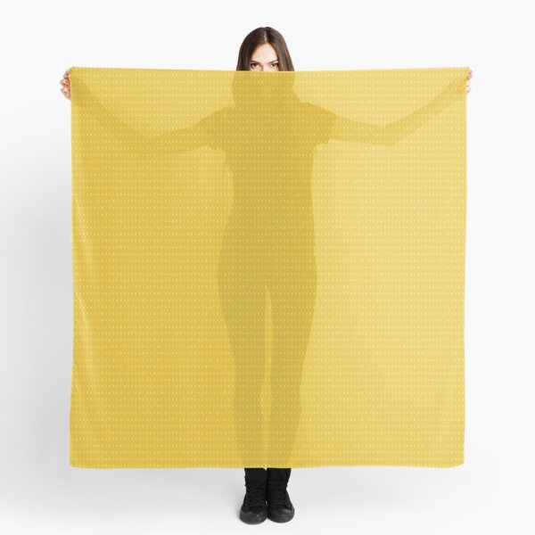 IPA mustard and white range Scarf