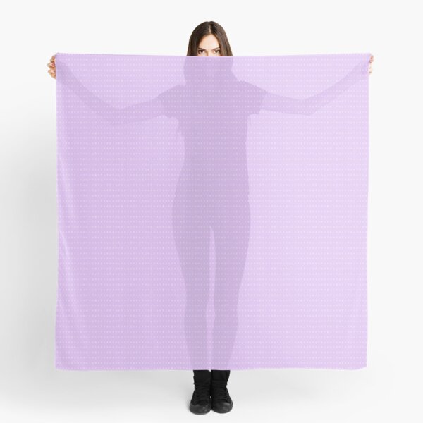 IPA lilac and white range Scarf
