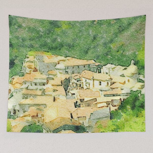 Item preview, View of the village from above designed and sold by Giuseppe Cocco.