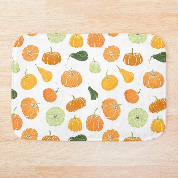 Item preview, Seamless pattern with hand drawn pumpkin in cartoon style. Cute autumn pattern Seamless textile. design seasonal fall holidays, halloween, thsanksgiving, harvest designed and sold by Yevheniia Hulinska.