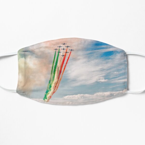 Airshow of Frecce Tricolori Flat Mask