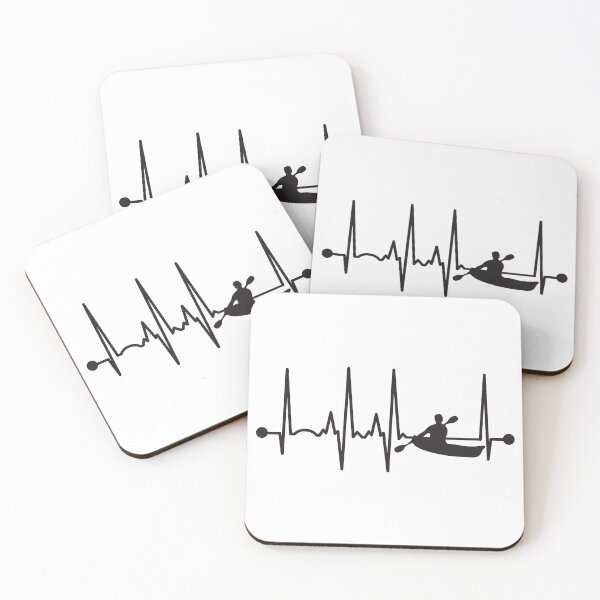 Item preview, Kayak Heartbeat designed and sold by teesaurus.