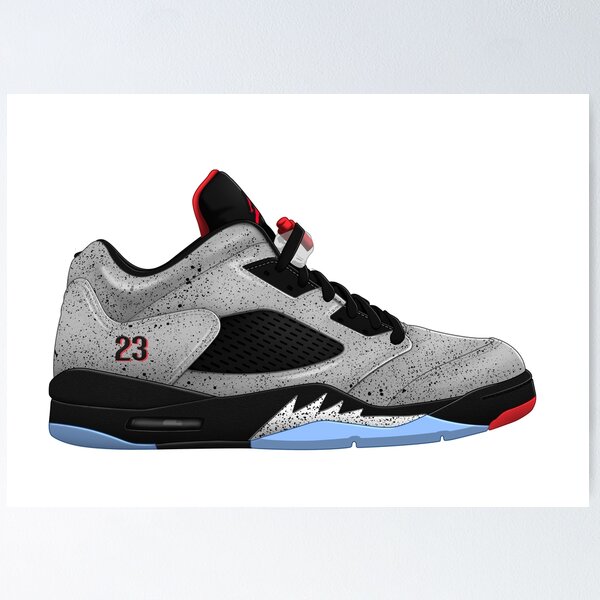 Air Jordan 5 NEYMAR Air Sneaker Poster for Sale by SneakerShop Redbubble