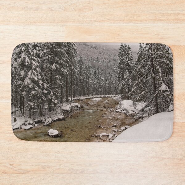 Item preview, Wintry Sava River At Vrata Valley designed and sold by rawshutterbug.