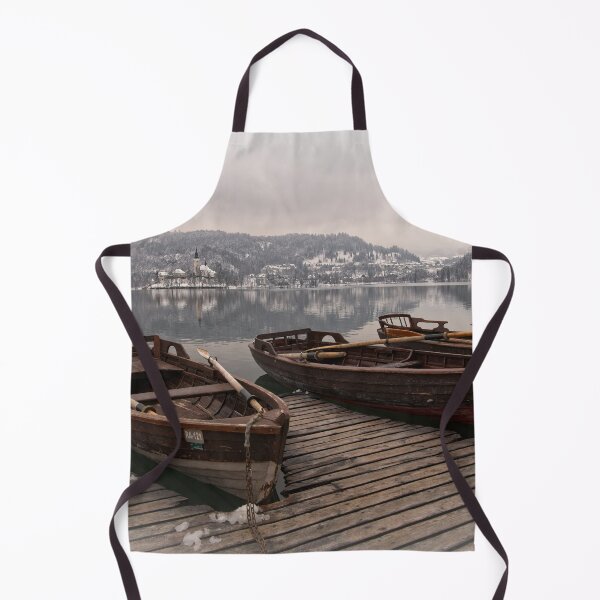 Item preview, Rowing Boats At The Lake Bled designed and sold by rawshutterbug.