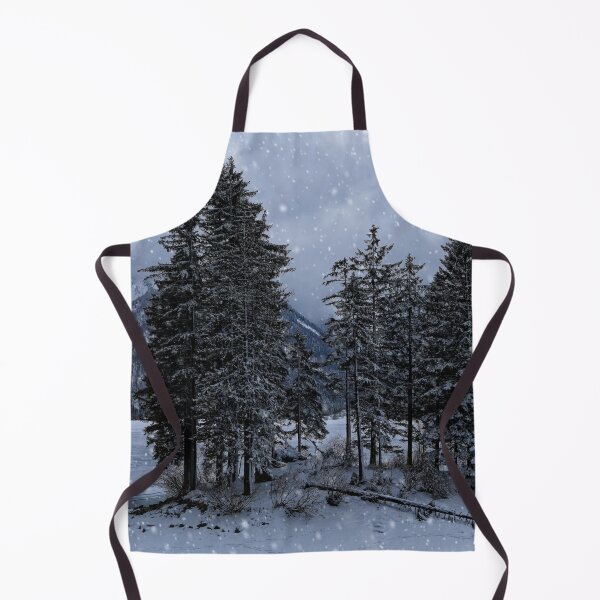 Item preview, Trees At The Frozen Lago del Predil designed and sold by rawshutterbug.