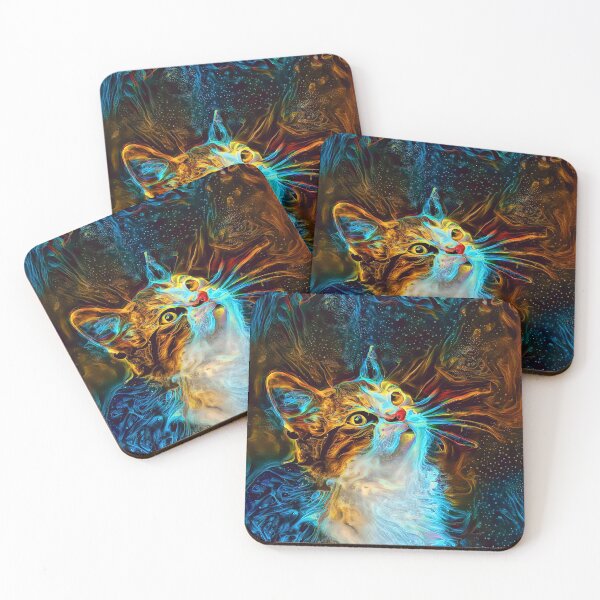 Item preview, Abstractions of abstract abstraction of cat designed and sold by blackhalt.