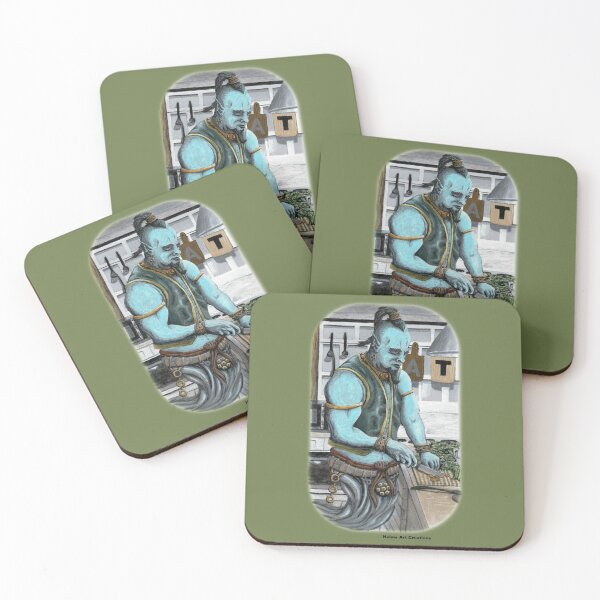 Item preview, Djinn Cooking Kitchen Magic Fantasy Artwork designed and sold by HelmsArt.