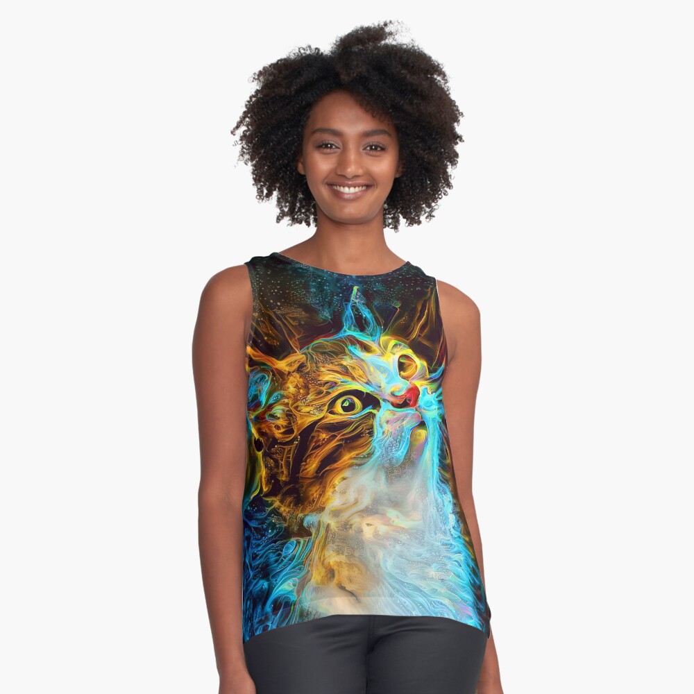 Item preview, Sleeveless Top designed and sold by blackhalt.