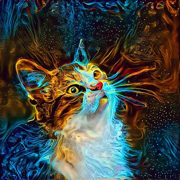 Artwork thumbnail, Abstractions of abstract abstraction of cat by blackhalt