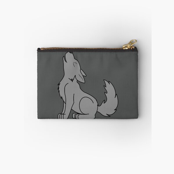 Item preview, Solid Gray Howling Wolf Pup designed and sold by Grifynne.