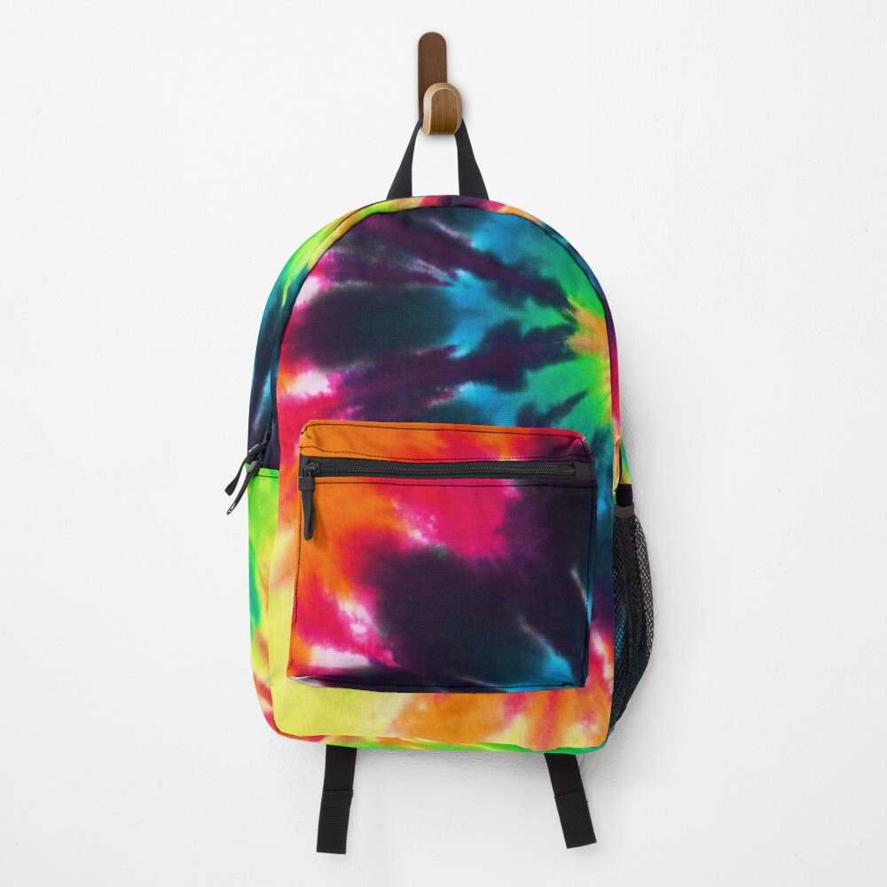 Discover Tie Dye Blue Pattern Backpack