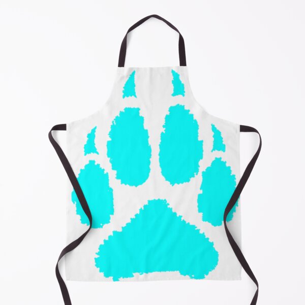 Item preview, Aqua tessellated paw designed and sold by Kanandume.
