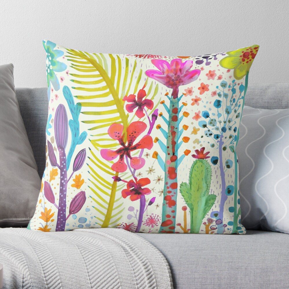 Mighty Jungle Cushion, Lilac