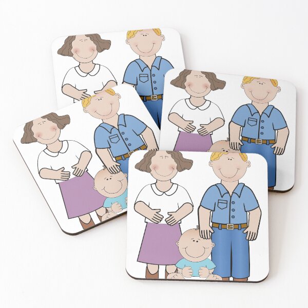 Item preview, Baby boy sitting, Daddy standing and Mommy designed and sold by greengoodnich.