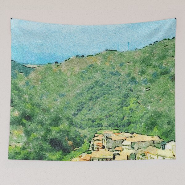 Item preview, View of the village from above designed and sold by Giuseppe Cocco.