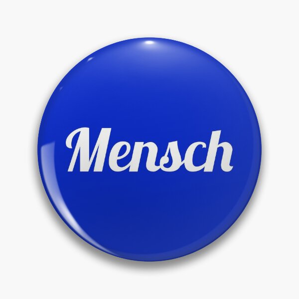 Item preview, Mensch designed and sold by HebrewHipster.