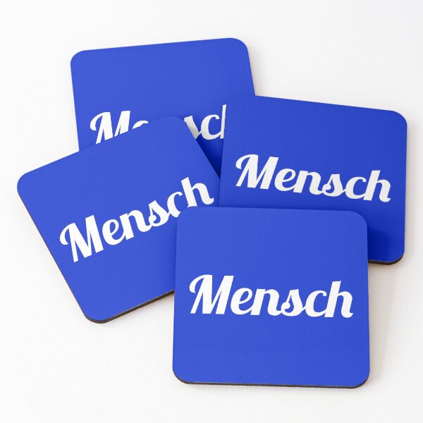 Item preview, Mensch designed and sold by HebrewHipster.