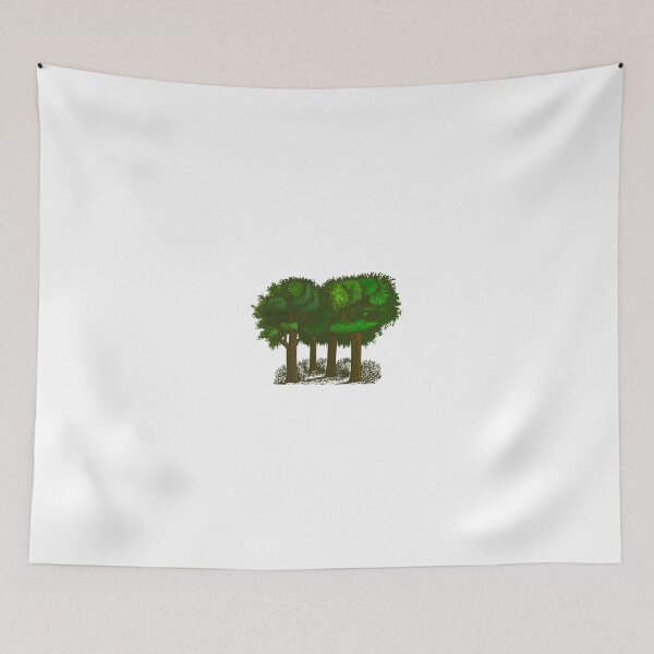 Item preview, Colorized Group of Trees designed and sold by greengoodnich.