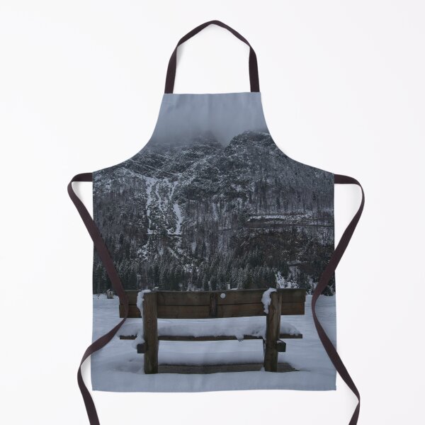 Item preview, Lone Bench At Lago del Predil Italy designed and sold by rawshutterbug.