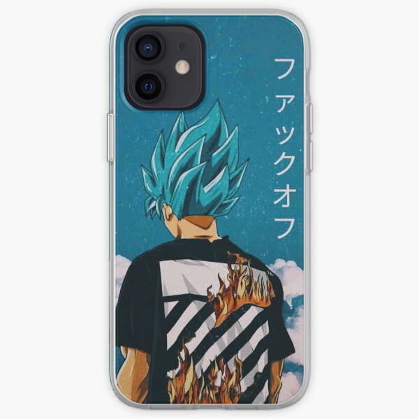 Voyage bleu de Goku Coque souple iPhone