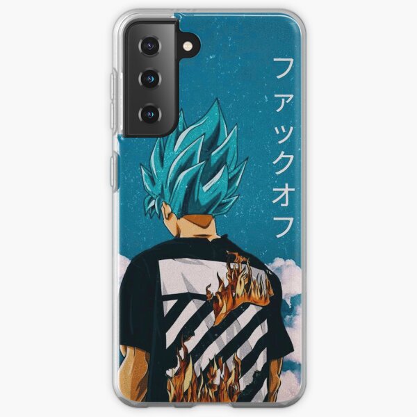 Voyage bleu de Goku Coque souple Samsung Galaxy