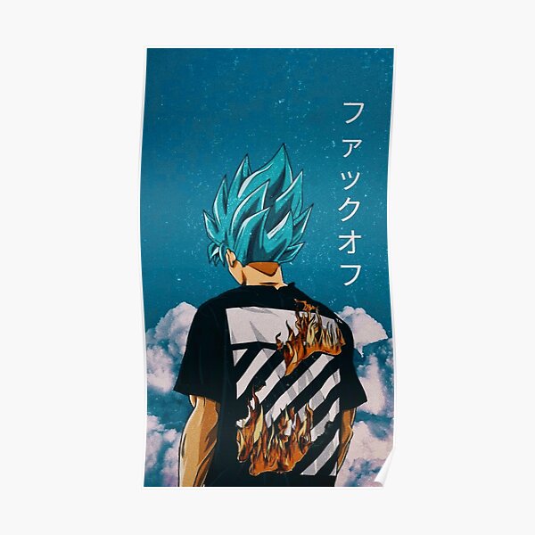 Goku Blue Trip Poster