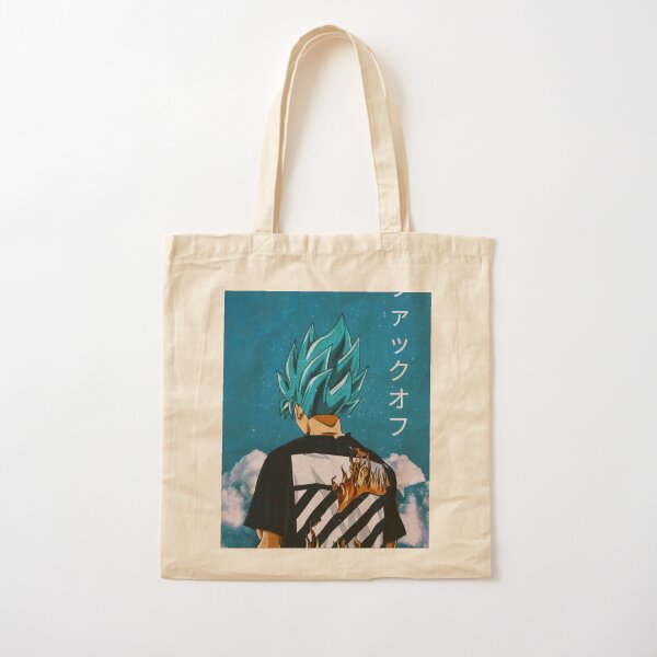 Goku Blue Trip Cotton Tote Bag