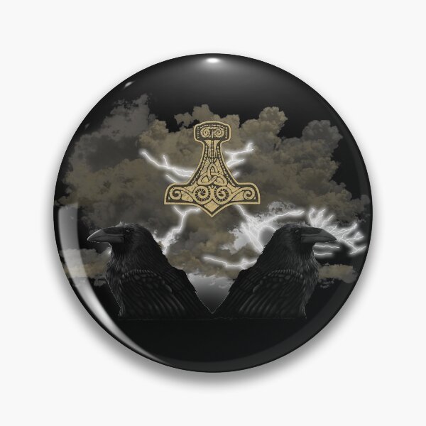 Item preview, Odin's crows designed and sold by yggdrasil-es.