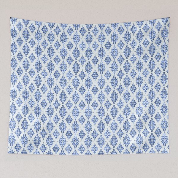 Item preview, Country Blue Damask designed and sold by vibesofcolor.