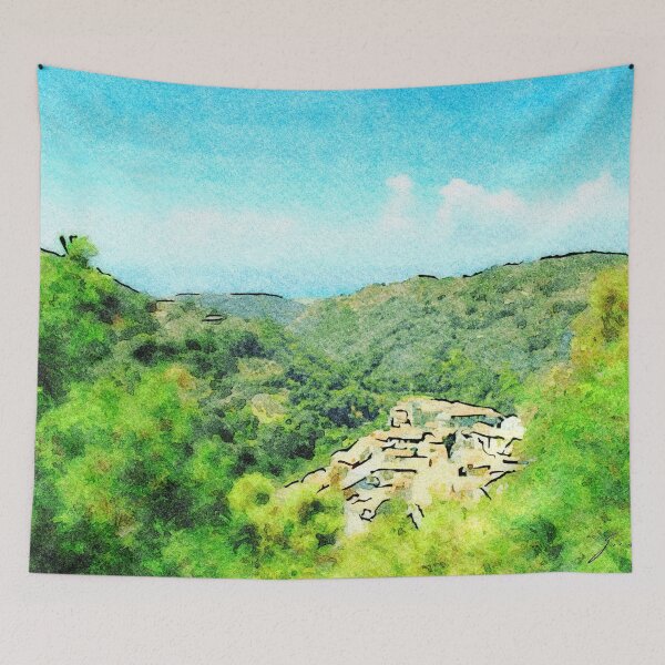 Item preview, View of the village from above designed and sold by Giuseppe Cocco.