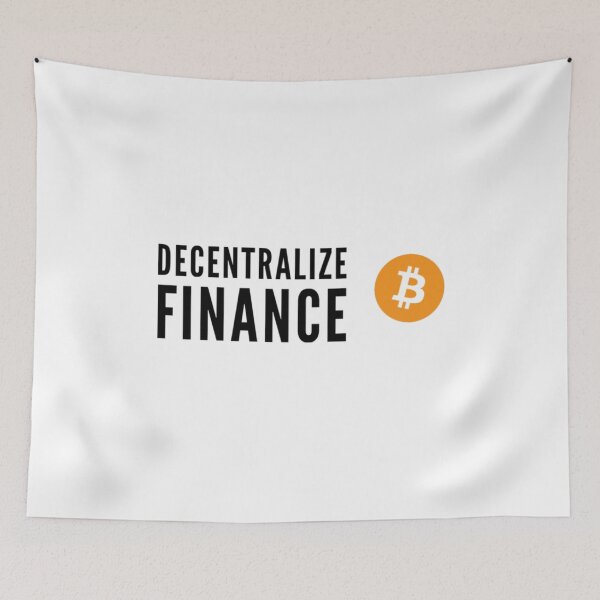 Item preview, Decentralize Finance (Bitcoin) designed and sold by Bouzdesigns.