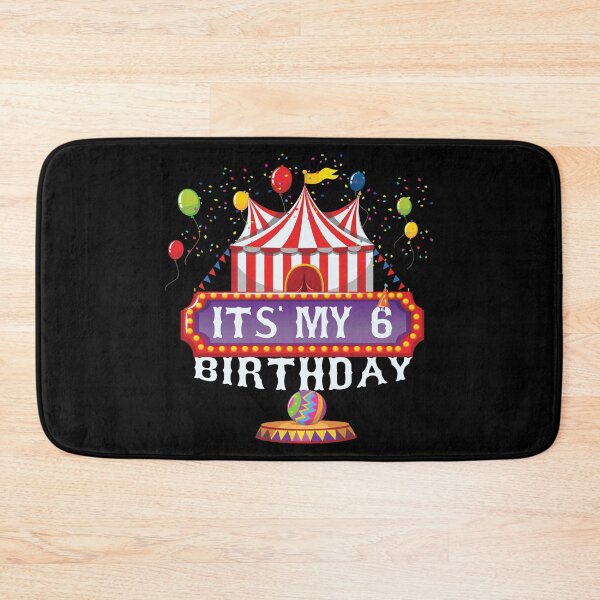 Item preview, It's My 6th Birthday Ringmaster Kids Circus Party B-day design designed and sold by Grabitees.