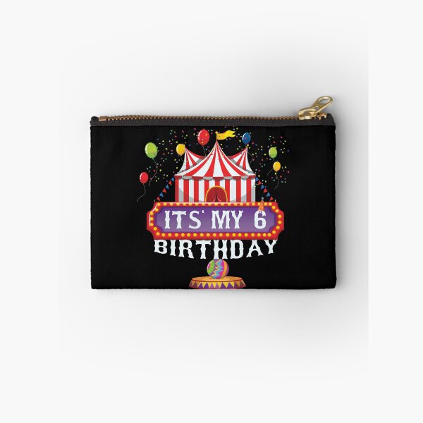 Item preview, It's My 6th Birthday Ringmaster Kids Circus Party B-day design designed and sold by Grabitees.