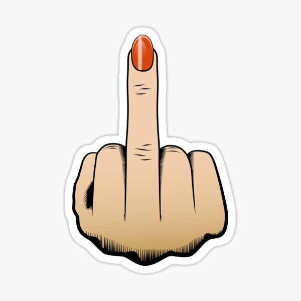 Mittelfinger | Sticker