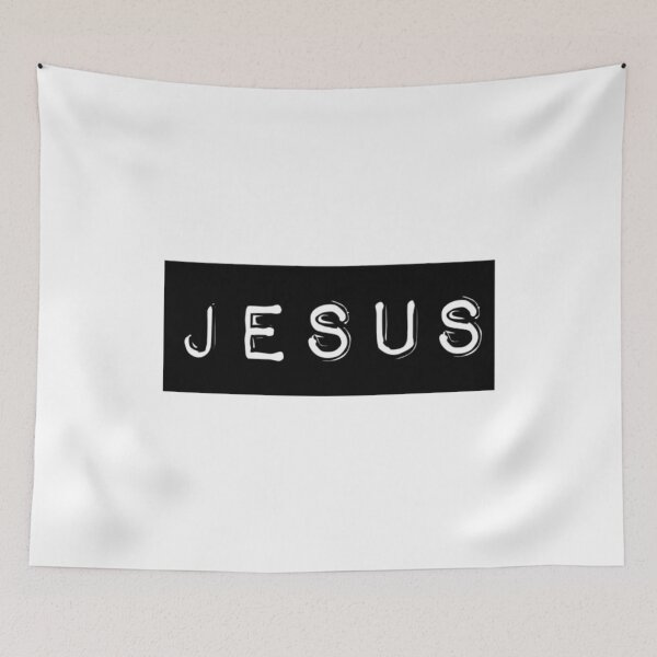 Item preview, Jesus with Shadow in Black Square Background designed and sold by bugtalk.