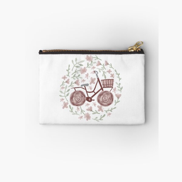 Item preview, Watercolor Bicycle with basket and flowers designed and sold by harpleydesigns.