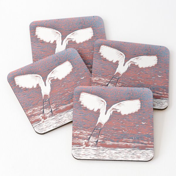 Item preview, Crane in Red designed and sold by brunoanjoloart.