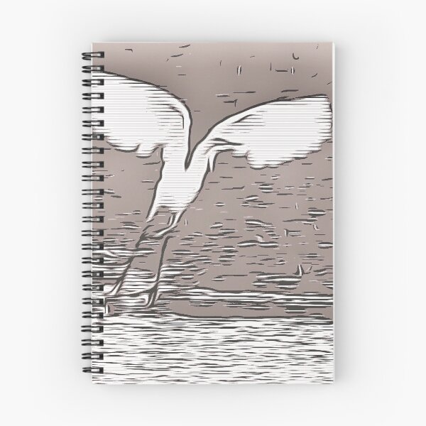 Item preview, Crane in Brown designed and sold by brunoanjoloart.