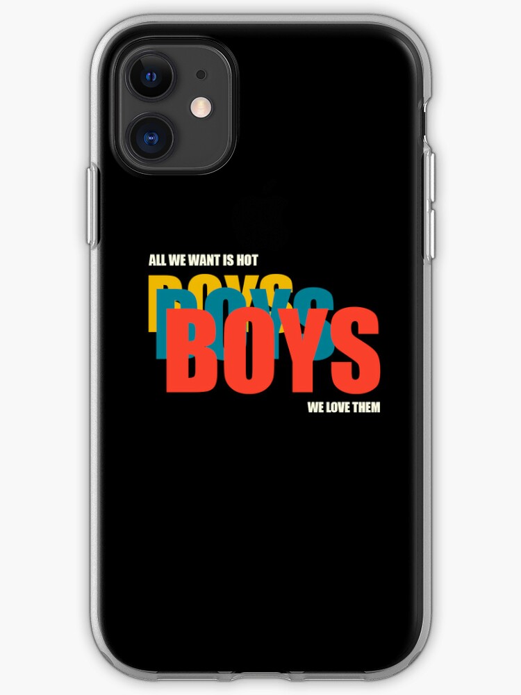 "Boys Boys Boys" iPhone Case & Cover by PopInvasion | Redbubble