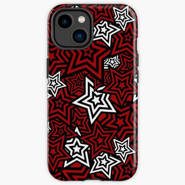 Persona 5 Royal Phantom Thief Sternmaskenmuster iPhone Robuste Hülle