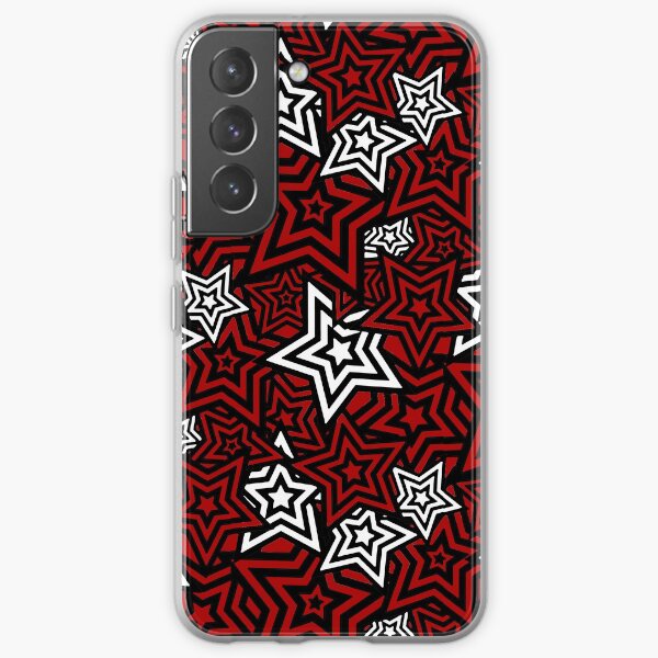 Persona 5 Royal Phantom Thief Star Mask Pattern Samsung Galaxy Soft Case