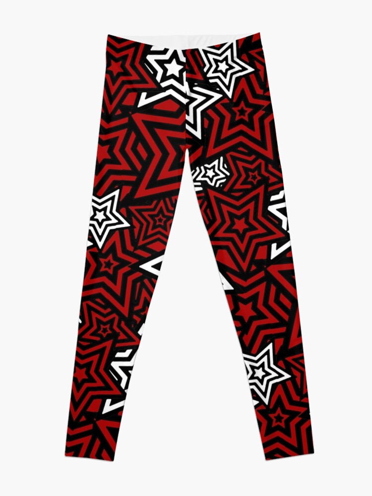 Thumbnail 3 of 5, Leggings, Persona 5 Royal Phantom Thief Star Mask Pattern designed and sold by CassidyCreates.
