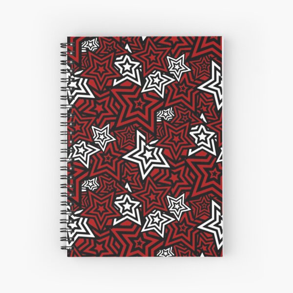 Persona 5 Royal Phantom Thief Star Mask Pattern Spiral Notebook