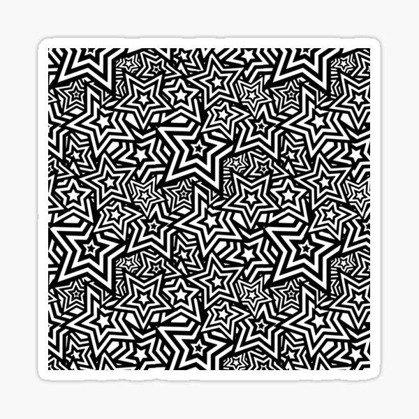 Persona 5 Royal Phantom Thief Star Mask Pattern Sticker