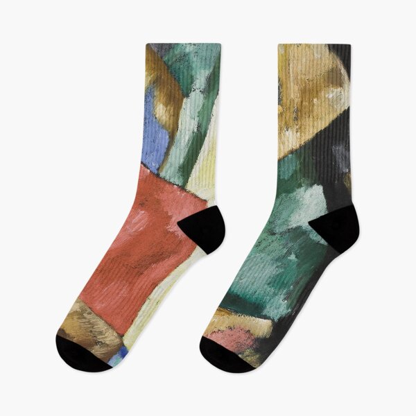 Item preview, Abstraction: Blue, Yellow and Green by Marsden Hartley designed and sold by vakashop.