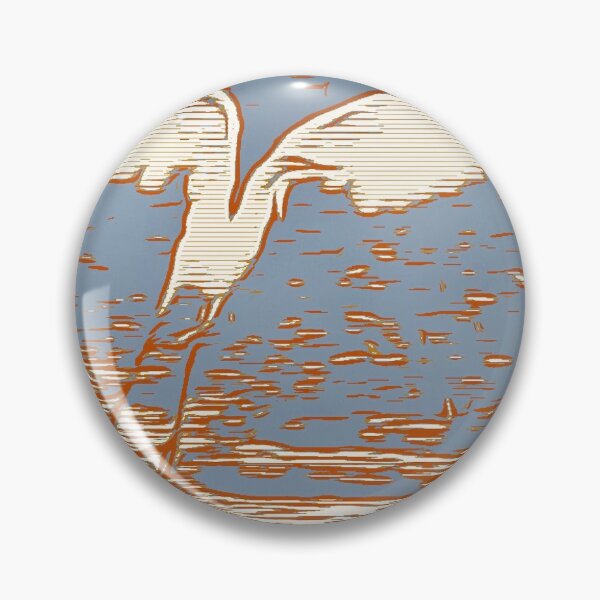 Item preview, Crane in Orange designed and sold by brunoanjoloart.