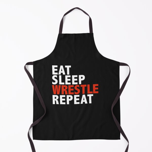 Item preview, Eat Sleep Wrestle Repeat Wrestling Wrestler designed and sold by losttribe.