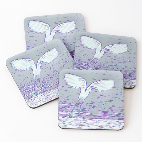 Item preview, Crane in Blue designed and sold by brunoanjoloart.